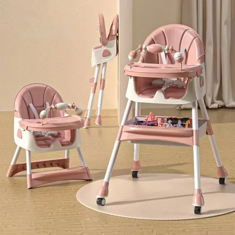 Chaise haute Portable pour bébé, nouveau Style, Table réglable, amovible, chaise de salle à manger pour enfant