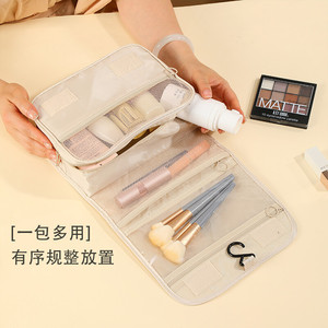 Travel Hanging Toiletry <b>Bag</b> Waterproof PVC <b>Large</b> Capacity Organizer With Hook For Bathroom <b>Storage</b> - Product Image 4