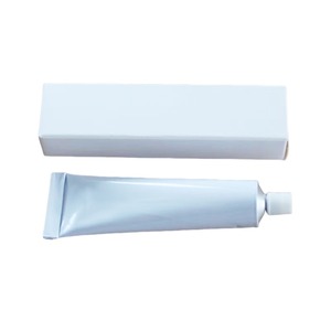 Tube de crème pour les mains vide en aluminium avec logo personnalisé WBG - Product Image 3
