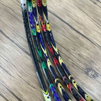 Raquette de badminton en fibre de carbone à module élevé, tension de cordage élevée, offensive, orange solaire, bleu saphir, unisexe, vente en gros