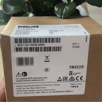 S-IEMENS SIMATIC S7-1200 6ES7212-1AE40-0XB0 CPU 1212C Compacto DC/DC/DC 8DI 6DO 2AI 24VDC PLC de Control Industrial, Programación PLC