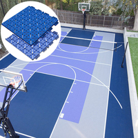 RCHS yüksek mukavemetli çevre PP plastik birbirine spor minderi halı mat basketbol döşeme spor sahası fayans