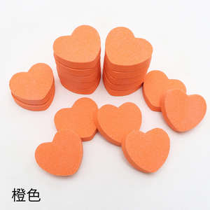 Lime à ongles professionnelle en forme de cœur, éponge à polir givrée, tampons à polir pour ongles, lime à ongles et tampons 100/180 pour le soin des ongles - Product Image 2