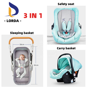 2026 Modern Lightweight Foldable 3-in-1 Baby Stroller with Car Seat and Travel <strong>Pram</strong> <strong>Set</strong> - Product Image 4