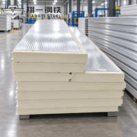 Panneau sandwich en PU durable pour l'isolation rigide extérieure et les panneaux muraux intérieurs préfabriqués, planche d'étanchéité