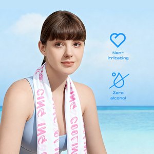 Cooling Wet <strong>Wipes</strong> for Post Waxing Soothing Relief Refreshing Aloe Mint Formula Gentle on Sensitive Skin Salon or Home Use - Product Image 2