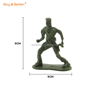 ของเล่นพลาสติกแบบคลาสสิกสำหรับผู้ชาย,หุ่น<span class=keywords><strong>ทหาร</strong></span>สีเหลือง/สีเขียวเข้มชุดของขวัญสำหรับเด็กจำนวน14ชิ้น - Product Image 3