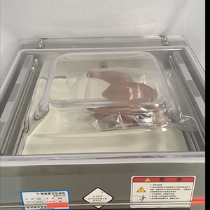 DZ-300/F Electric Automatic <b>Vacuum</b> Sealing Machine Bearing Glass for Food Meat Fruits Vegetables Textiles Foil Film Bags - Product Image 3