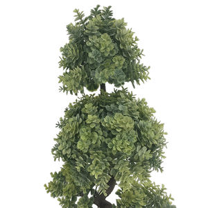 14in PE materiale cipresso artificiale topiaria alberi all'aperto fiori finti per pareti case decorazioni natalizie in vendita - Product Image 2