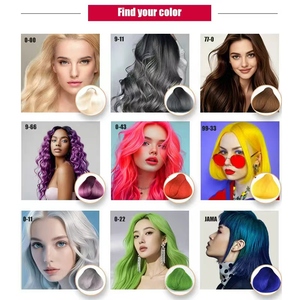 كريم صبغ الشعر للعناية بالألوان العضوية بلطف خالية من الأمونيا بتغطية مثالية أحمر - Product Image 6