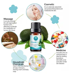 Holesale-aceite portador a granel 100% puro natural, aceite orgánico de almendra y jojoba, uva, aloe argán y aguacate para el cabello de la piel de la cara - Product Image 3