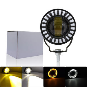 Projecteur LED Moto Blanc Jaune Ambre Phare Antibrouillard IP67 Lampe Auxiliaire Scooter Moto VTT Modèle Promotionnel - Product Image 3