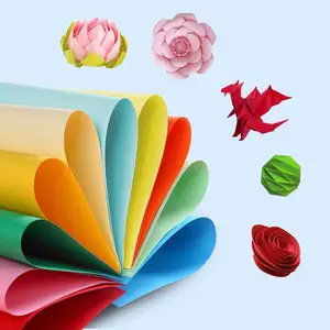Rouleau de papier Origami coloré en x, papier à désosser, pour les enfants scolaires, loisirs créatifs, DIY