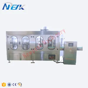 automatic wine glass bottle washer filler ROPP cap sealer monoblock machine for alcoholic beverage industry