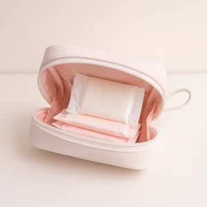 2025 nuevo logotipo personalizado ecológico de gran capacidad bolsa de almacenamiento de servilletas sanitarias multiusos lindo monedero portátil Mini maquillaje - Product Image 4