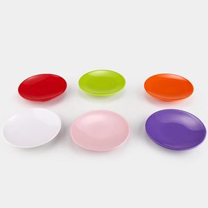 A5 Melamine Oval <b>Plate</b> Solid Color Hotel Party Snack Dishware - Product Image 1