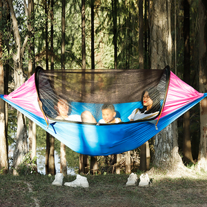 เปลเดินป่าตั้งแคมป์กลางแจ้ง2คนเต็นท์พับได้พร้อมตาข่ายกันแมลงน้ำหนักเบาระบายอากาศได้ - Product Image 6