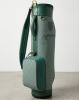 Sac de golf de plage vintage en cuir de galet imperméable, fabriqué sur mesure et portable