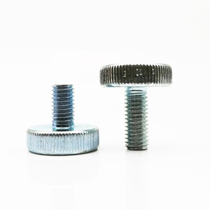 M3 M4 M5 M6 M8 M10 DIN653 GB835 Níquel Acero al carbono Moleteado Cabeza plana Apretar a mano Tornillo <span class=keywords><strong>de</strong></span> pulgar Tornillo <span class=keywords><strong>de</strong></span> ajuste sin herramientas - Product Image 3