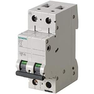 Disjoncteur Siemens 5SL62207 20A 2P 400V, boîtier moulé thermique magnétique - Product Image 1