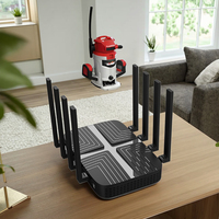 Router WiFi 7 Tri-Band ODM ZBT Z8803BE 5G Dual SIM Slot Port SFP 10G 19000Mbps 1.8GHz Quad-Core MT7988AV Dukungan OpenWRT