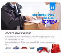 Agent de transport maritime et aérien LCL/FCL DDP, service logistique porte-à-porte DDP vers les États-Unis, agent transitaire
