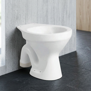 WC monobloc Parryware Western à siphon en S, dimensions standard, équipement sanitaire pour salle de bain - Product Image 2