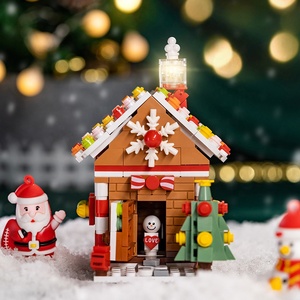 Samtoycn Nouveau Kit de Blocs de Construction Micro Mini, Modèle d'Architecture Arbre de Noël, Père Noël, Bonhomme de Neige, Jouet Éducatif DIY pour Enfants, Cadeaux - Product Image 4