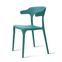 Chaises en plastique agréables, chaise de salle à manger, housse en plastique, chaise de loisirs en plastique