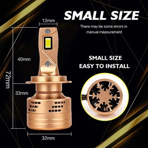 RAYCH Nuevo Faro LED F3X de 130w 14000lm Color <span class=keywords><strong>Blanco</strong></span> 3 Años de Garantía H1 H3 H11 9005 H13 H4 H7 Faro LED para Automóvil Universal - Product Image 5