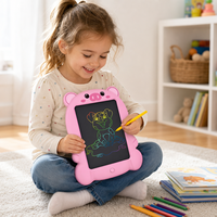 Tablette d'écriture LCD magique pour enfants, motifs animaux, jouet éducatif de voyage pour tout-petits, cadeau éducatif, vente en gros