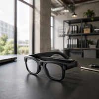 Nouvelles Lunettes Intelligentes IA T100 2026 IMX386 13MP Enregistrement Vidéo 4K 32G Type-C Haut-parleur Lecteur de Musique Traduction Intelligente Tendance