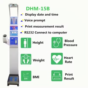 Balance automatique à monnayeur Veidt pour la mesure de la taille et du poids, usage hospitalier, mesure électronique DHM-15B - Product Image 6