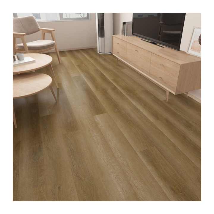 Luxury Waterproof SPC Vinyl Click Lock Flooring Planks with Wood Grain ...