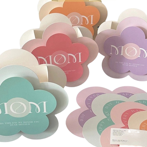 Mother's Day Flower Gift <b>Box</b> Handheld <b>Foldable</b> Paperboard Packaging with 3D Flowers Handmade Floral Materials - Product Image 1
