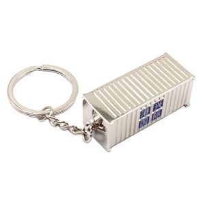 Llavero de Contenedor de Remolque de Camión en Oferta, Llavero de Contenedor de Remolque 3D para Regalo Promocional de Empresa de Transporte - Product Image 4
