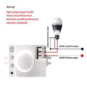 Détecteur de mouvement à infrarouge 5.8G LED pour micro-ondes, contrôleur de capteur de mouvement corporel AC85-250V TDL-1912 - Product Image 4