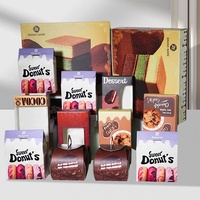 Boîtes d'emballage en carton personnalisées ISO9001 pour gâteaux, biscuits, toasts, pain, pâtisserie, emballages en papier cartonnés
