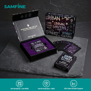 Ensemble <span class=keywords><strong>de</strong></span> Magie Professionnel pour <span class=keywords><strong>Magicien</strong></span> : Boîtier Intégré Multi-Plaques, Surface Lisse Sans Soudure, Cartes <span class=keywords><strong>de</strong></span> 310 g/m² pour Manipulation Discrète - Product Image 1