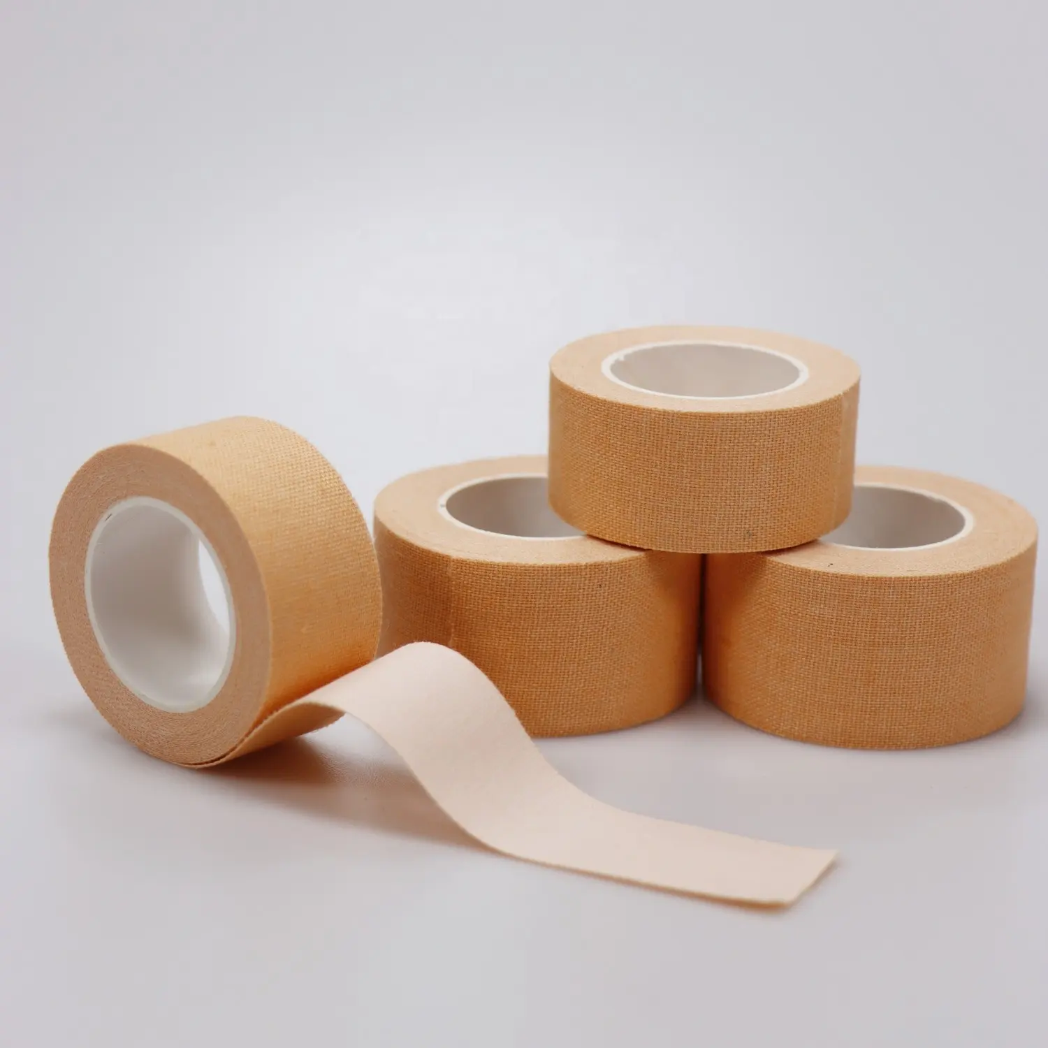 Alta Adesiva Algodão Completo Alta Qualidade branco Rígida cintas esportes Athletic Cloth Tape Futebol Futebol Tape