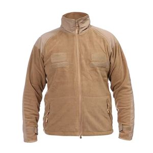 Chaqueta Softshell Táctica de Forro Polar Antibolitas para Hombre, Cortavientos con Cremallera, Otoño, Logotipo Bordado Personalizado - Product Image 3