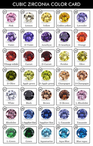 Vente en gros de pierres en vrac Cubica Zirconia 5A CZ, taille brillant rond flamme étoile, 4-10 mm - Product Image 6
