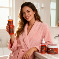 Savon Gel Intime Naturel Fraise Marque Privée Huile Lavante Faible MOQ