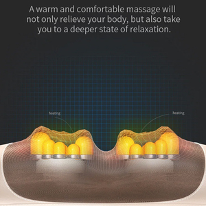 Tự động điện không khí nén cơ thể kéo dài massage mat thư giãn điều trị Pad đệm thắt lưng gối sưởi ấm đầu Massager - Product Image 6