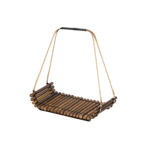 Bamboo Raft Snack <b>Basket</b> Handmade Portable <b>Tray</b> With Handle For Home And Hotel Decorative Serving <b>Tray</b> Wooden Pattern - Product Image 5
