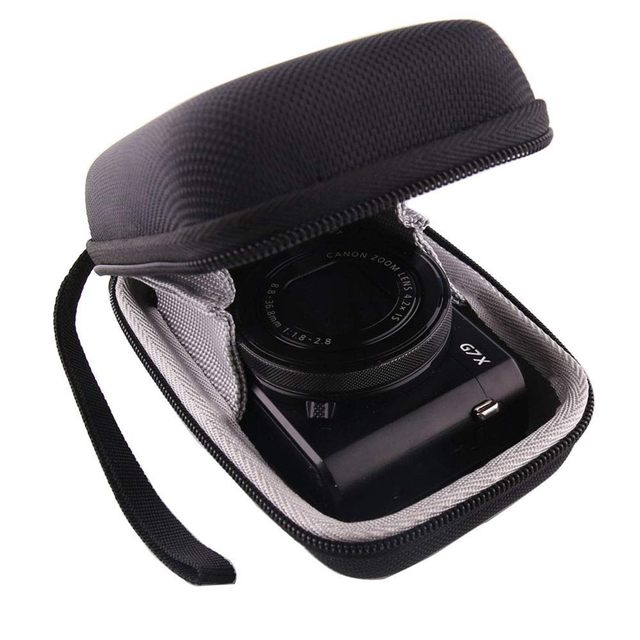 Hard Carrying Case for Canon PowerShot G7X Mark III/G7X Mark II/G7 X Digital Camera Fits USB Cable and Extra Batteries
