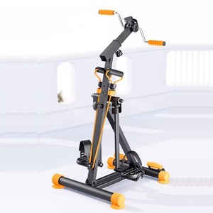 Leg Training Foot Pedal Exerciser Peddler Bike Desk Mini Cycle Bike for Elderly Disabled Home Use Recumbent Rehabilitation - Product Image 2