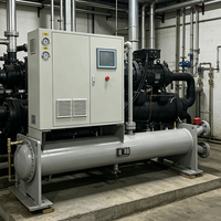 Système de refroidissement industriel 120HP, refroidisseur à vis à eau, solution de refroidissement centralisée pour usage manufacturier