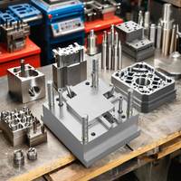 Moldes de Inyección de Plástico de Precisión OEM, Multicavidad, Herramientas de Alta Eficiencia, Análisis DFM Avanzado, Componentes Industriales