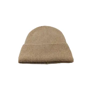 Customization Beanie Solid Beige Color Multi Colorful Beanie Beanie For Women Winter Hats
